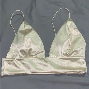 Satin bralette